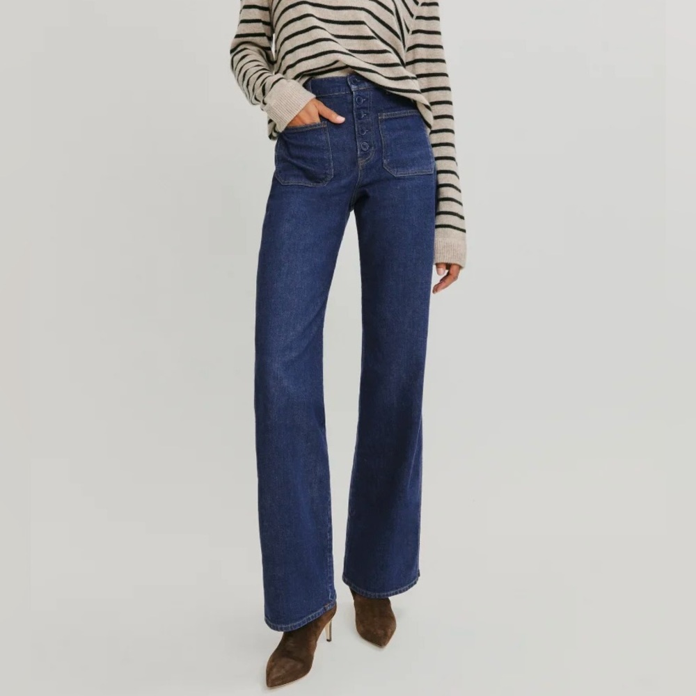 Reformation Victoria High Rise Wide Leg Jeans